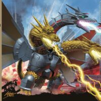 フジミ模型 チビマルゴジラ1001 メカキングギドラ 70周年記念バージョン  4968728172125 公式画像1