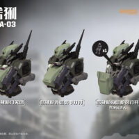 銘匠伝(MJZ STUDIO) 005_銘匠伝 ブルーホエール REA-03 オオヤマネコ プラスチックモデルキット  6976342690046