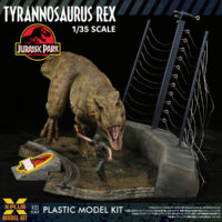 エクスプラス 1/35スケール ジュラシック・パーク ティラノサウルス・レックス プラスチックモデルキット 4532149023917