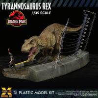 エクスプラス 1/35スケール ジュラシック・パーク ティラノサウルス・レックス プラスチックモデルキット 4532149023917
