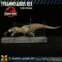 エクスプラス 1/35スケール ジュラシック・パーク ティラノサウルス・レックス プラスチックモデルキット 4532149023917