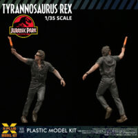 エクスプラス 1/35スケール ジュラシック・パーク ティラノサウルス・レックス プラスチックモデルキット 4532149023917