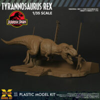 エクスプラス 1/35スケール ジュラシック・パーク ティラノサウルス・レックス プラスチックモデルキット 4532149023917