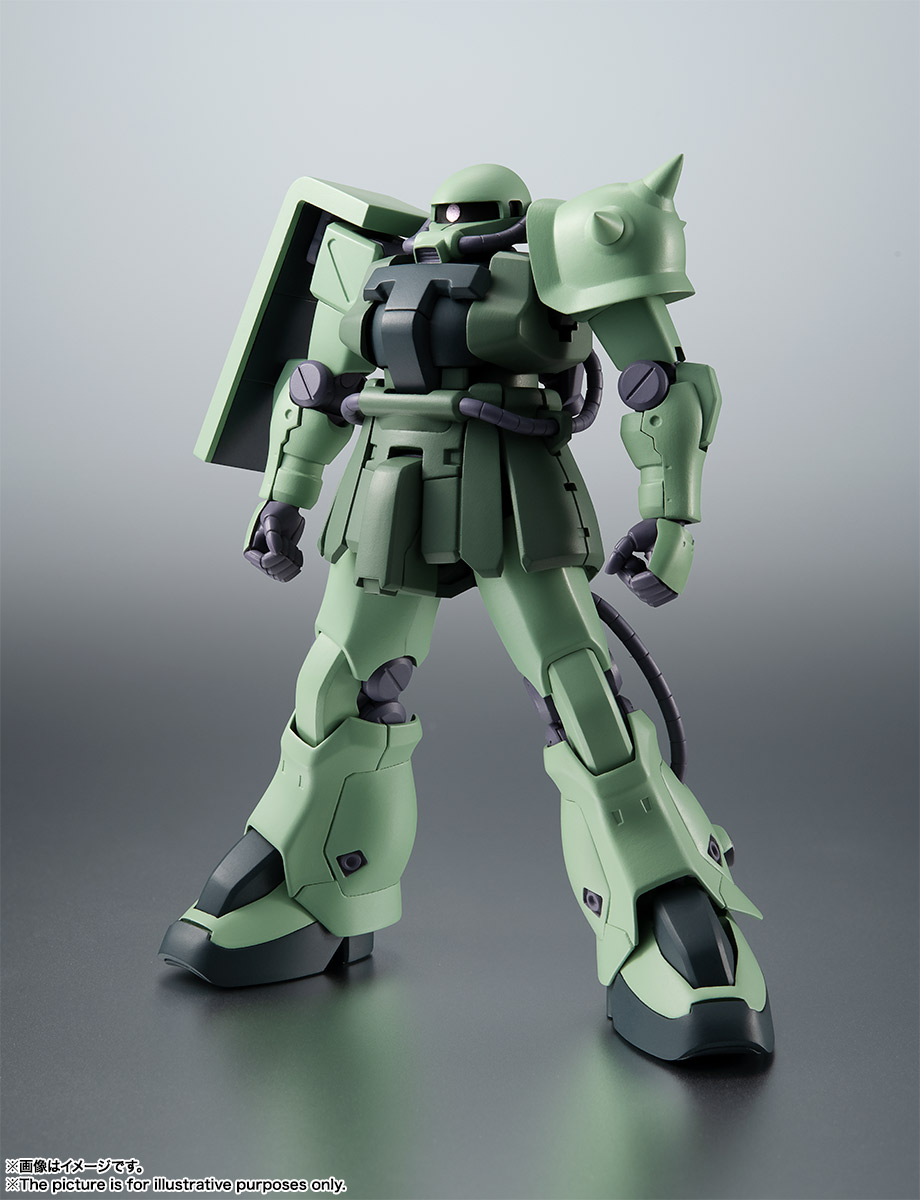 ROBOT魂 <SIDE MS> MS-06F-2 ザクII F2型 Ver. A.N.I.M.E. 4573102603395