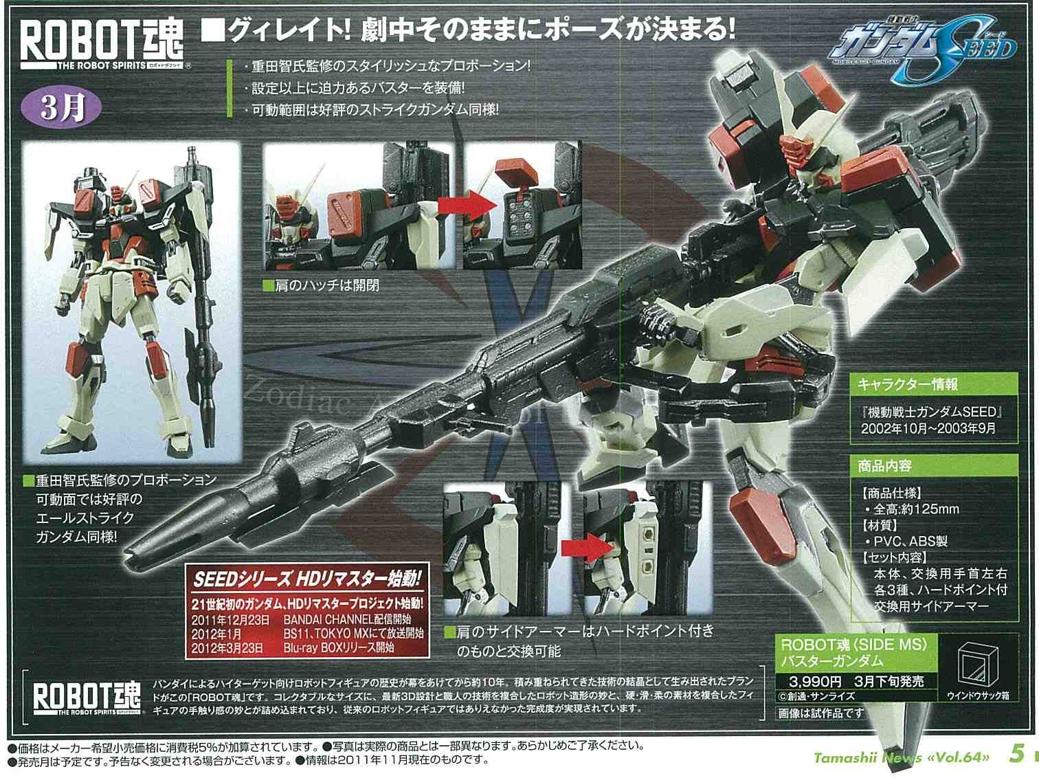 ROBOT魂 <SIDE MS> バスターガンダム 4543112710550