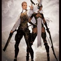 マジックザギャザリング――FINAL FANTASY プレイヤーズカードスリーブ MFS-52 FINAL FANTASY・アーティスト ボーダーレス版 空賊バルフレアとフラン 4970381808662 公式画像1