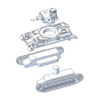 ベル玩菓 一円戦線 極小戦車の攻防 ドイツ戦車 4907692040221