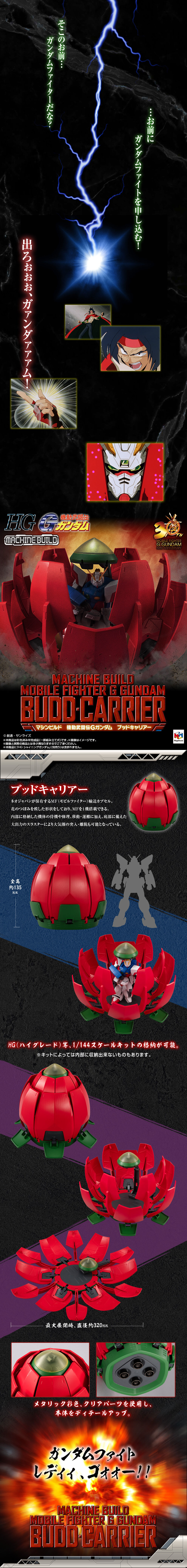 マシンビルド 機動武闘伝Gガンダム ブッドキャリアー 公式商品説明（画像）