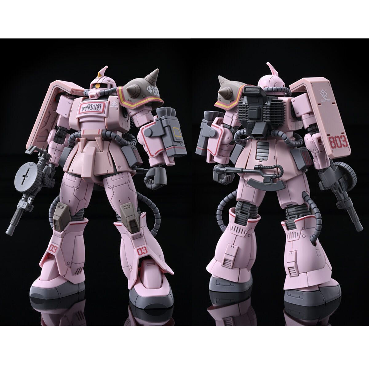 HG 1/144 ザク・デザートタイプ ピンクパンサー隊機