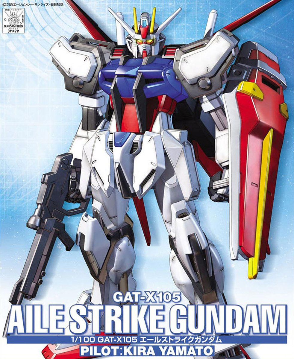 1/100 01 GAT-X105 エールストライクガンダム [Aile Strike Gundam]