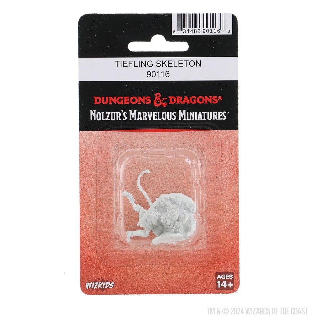 D&D NOLZUR’S MARVELOUS MINIATURES:Tiefling Skeleton 90116