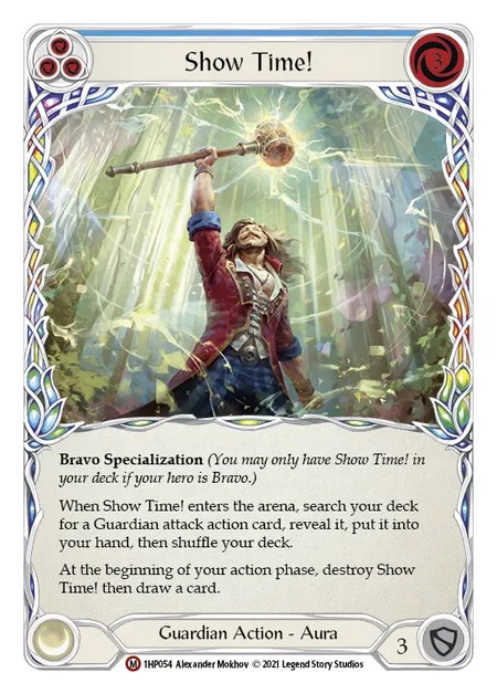 181685[U-ELE064-Rainbow Foil]Blossoming Spellblade[Majestic]（Tales of Aria Unlimited Edition Elemental Runeblade Action Attack Red）【FleshandBlood FaB】