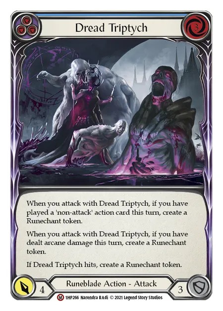 181897[LEV012]Endless Maw[Rare]（Blitz Deck Shadow Brute Action Attack Red）【FleshandBlood FaB】