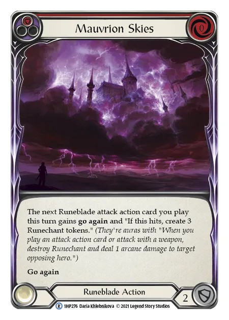 181907[ARC132-C]Aether Flare[Common]（Arcane Rising First Edition Wizard Action Non-Attack Red）【FleshandBlood FaB】