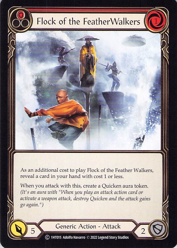 [1HT015]Flock of the Feather Walkers[Common]（Blitz Deck Generic Action Attack Red）【FleshandBlood FaB】