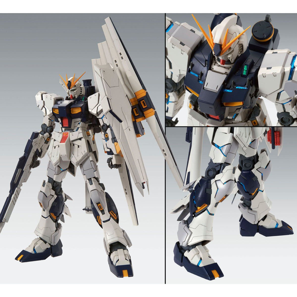 BANDAI - ツッチーさん専用MG v２ガンダム/νガンダム HWS Ver.Kaセット