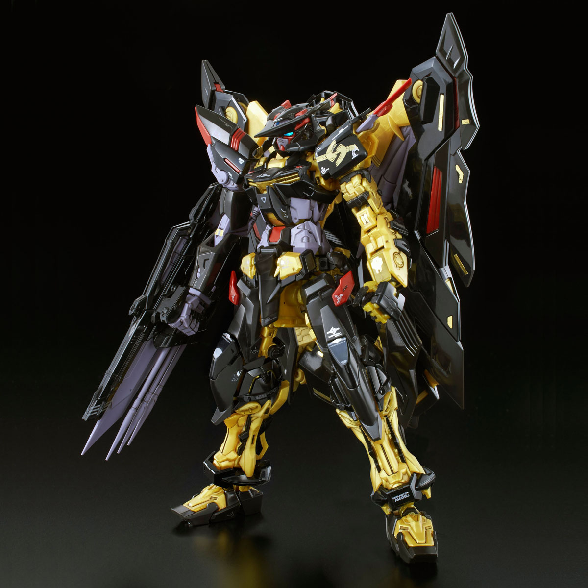 権利表記プレミアムバンダイ限定 RG 1/144 MBF-P01 ガンダムアストレイ ゴールドフレーム 機動戦士ガンダムSEED ASTRAY(シード アストレイ) プラモデル(0210036) バンダイ