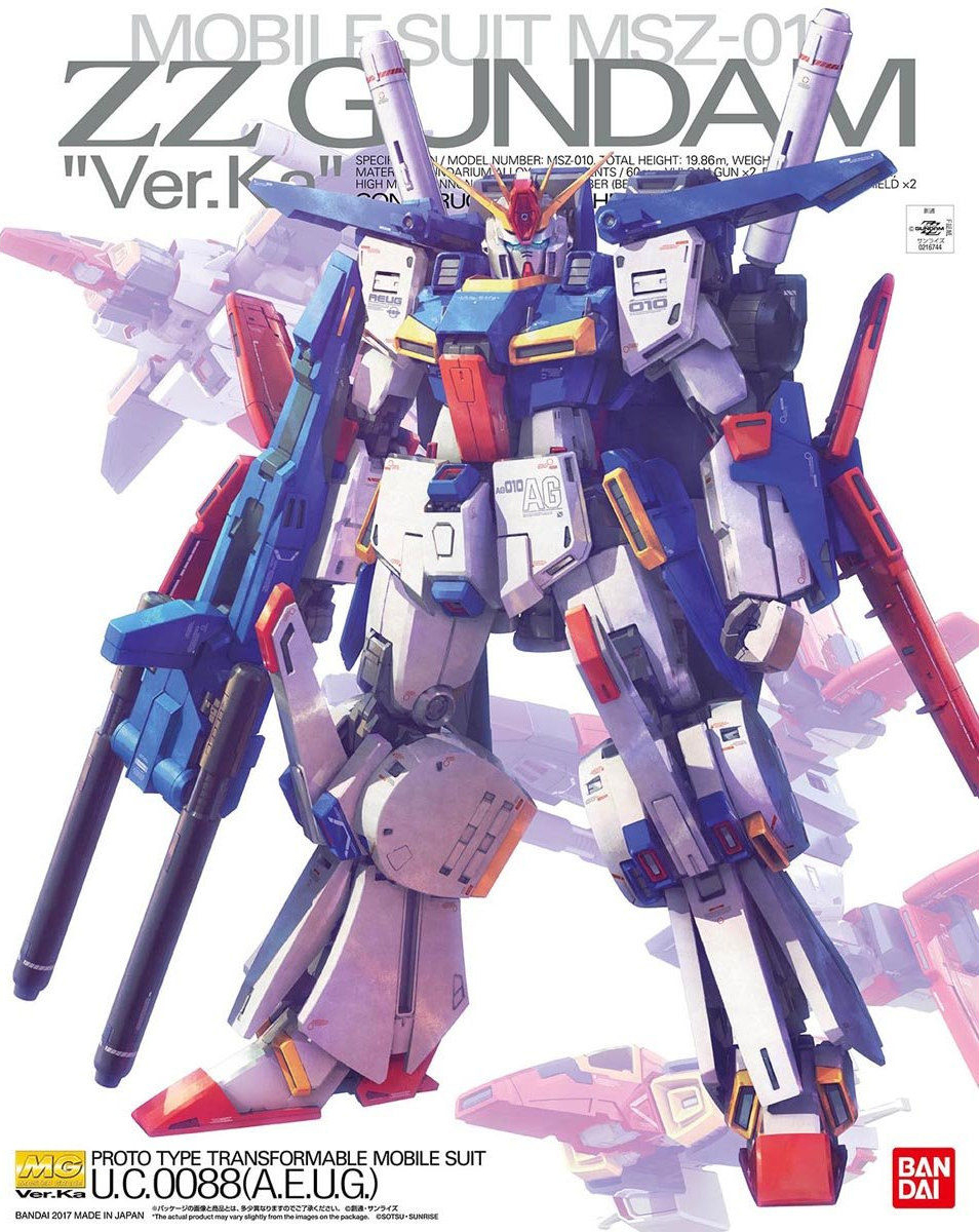 MG 1/100 MSZ-010 ダブルゼータガンダム Ver.Ka [ZZ Gundam “Ver.Ka 