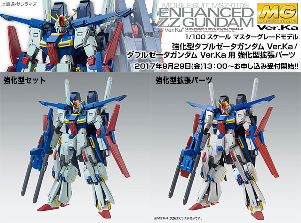 卸売価格の販売 ＭＧ 1/100 強化型ダブルゼータガンダム Ver．Ka&強化