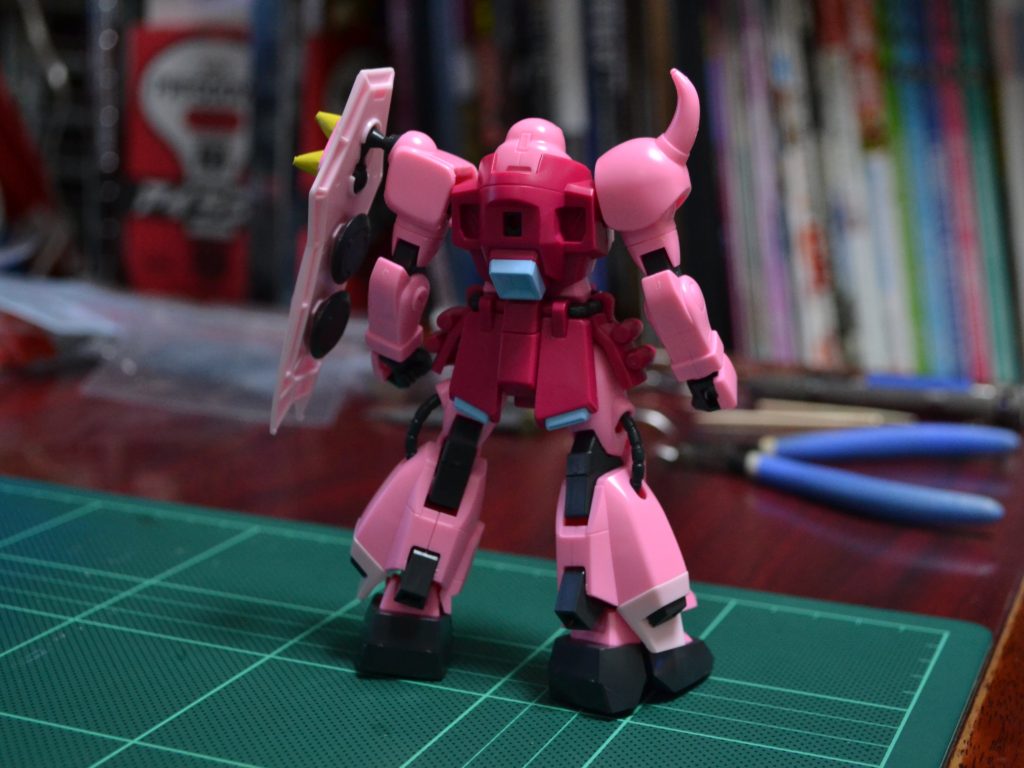 HG 1/144 ZGMF-1000 ザクウォーリア（ライブ・コンサートver.） 背面