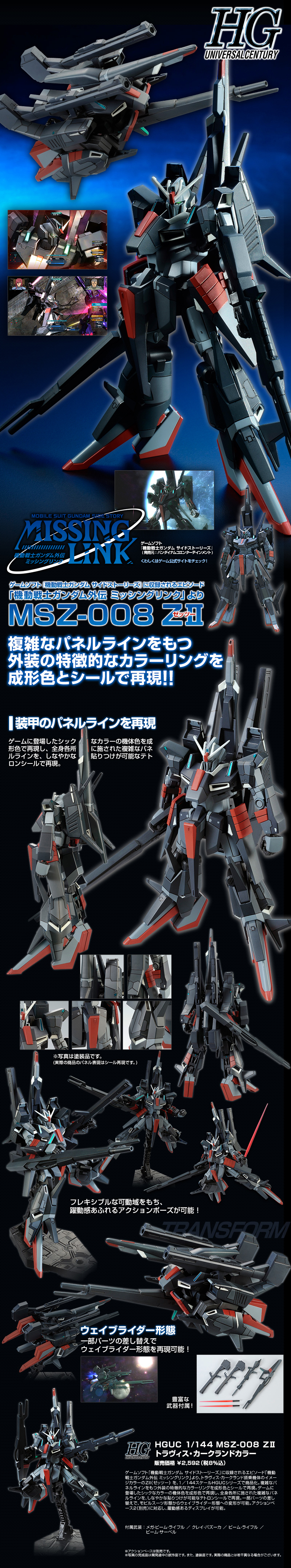 MSZ-008 ZⅡ 1 144 「ZⅡトラヴィス・ カークランドカラー」HG プラモデル | net-consulting.sub.jp