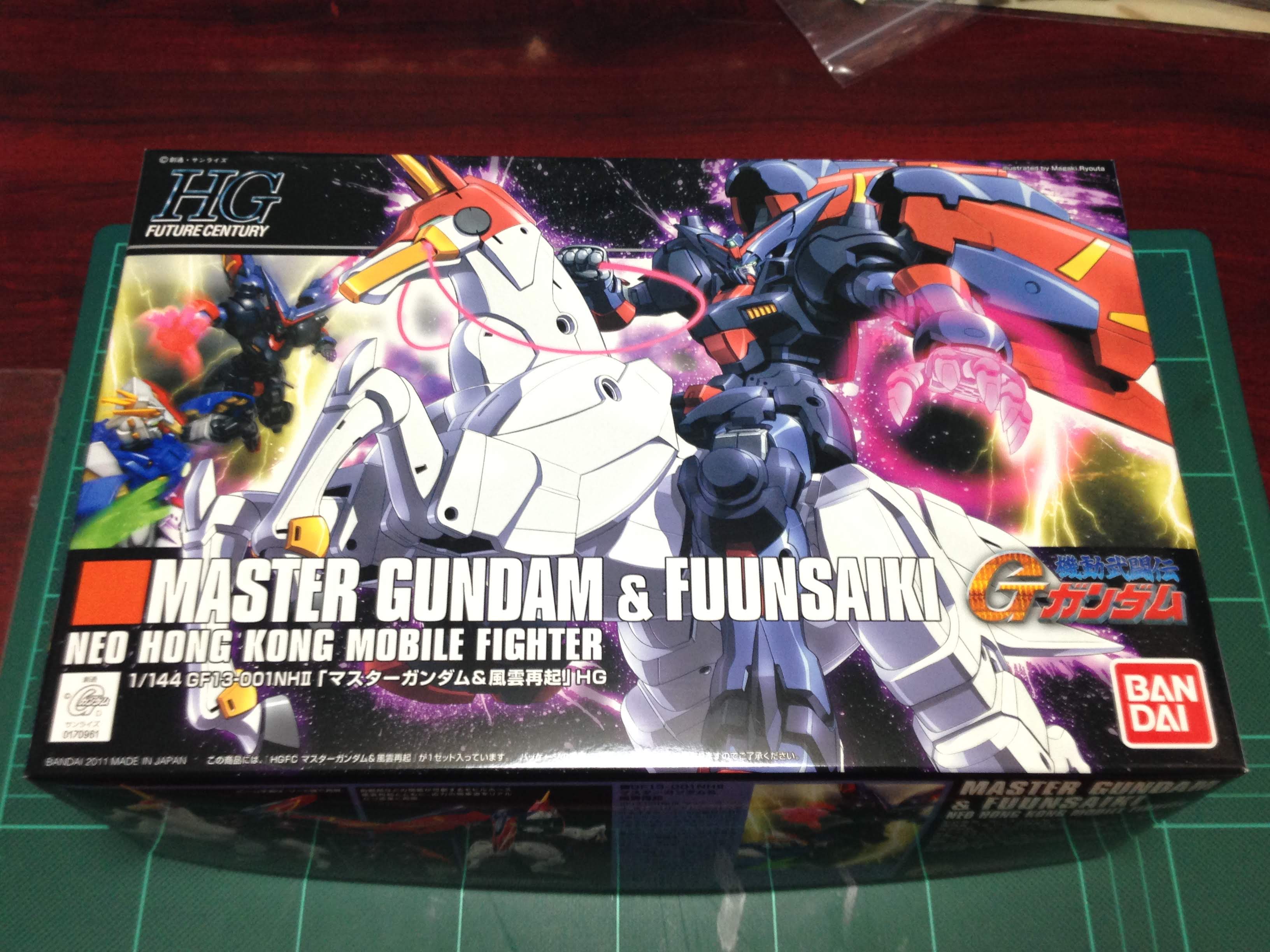 HGFC 1/144 GF13-001NHII マスターガンダム&風雲再起 [Master Gundam
