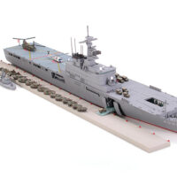 タミヤ ウォーターライン WL006 海自輸送艦 しもきた 31006 4950344310067