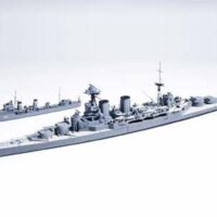 タミヤ ウォーターライン WL806 イギリス巡戦 フッド E級駆逐艦 31806 4950344318063