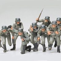 タミヤ ミリタリーミニチュア(MM)ドイツ歩兵「突撃」セット 35030 4950344980161