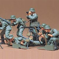 タミヤ ミリタリーミニチュア(MM)ドイツ機関銃チームセット 35038 4950344980192