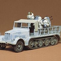 タミヤ ミリタリーミニチュア(MM)8トンハーフトラック4連高射砲 35050 4950344980277
