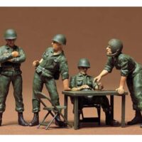 タミヤ ミリタリーミニチュア(MM)アメリカ将校 野戦会議セット 35079 4950344991273