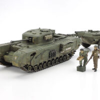 タミヤ 1/35ミリタリーミニチュア(MM)イギリス チャーチル・クロコダイル戦車 35100 4950344079650