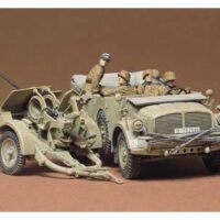 タミヤ ミリタリーミニチュア(MM)ドイツ ホルヒ1a＆20mm対空機関砲 35105 4950344986972