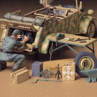 タミヤ ミリタリーミニチュア(MM)キューベルワーゲン エンジン整備セット 35220 4950344352203
