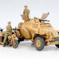 タミヤ ミリタリーミニチュア(MM)ドイツ4輪装甲偵察車Sd.Kfz.222 北アフリカ 35286 4950344352869
