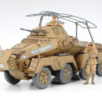 タミヤ ミリタリーミニチュア(MM)ドイツ8輪重装甲車 Sd.Kfz.232 アフリカ軍団 35297 4950344352975