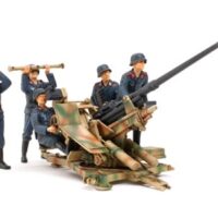 タミヤ ミリタリーミニチュア(MM)ドイツ3.7cm対空機関砲37型・クルーセット 35302 4950344353026