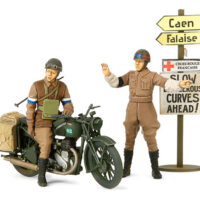 タミヤ ミリタリーミニチュア(MM)イギリス軍用オートバイ BSA M20 MPセット 35316 4950344353163