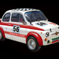 タミヤ 4705 イタレリ 1/12 フィアットアバルト695SS/アセットコルサ 37705 8001283047050