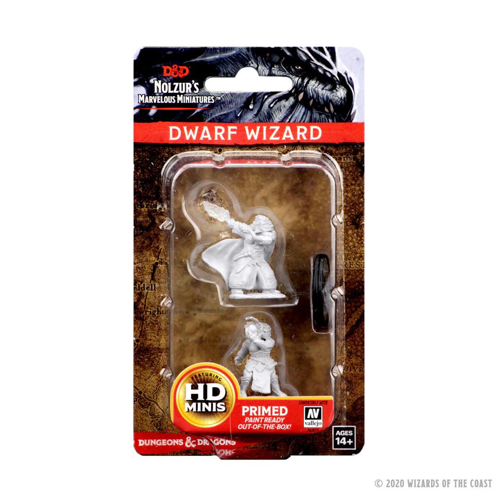D&D NOLZUR’S MARVELOUS MINIATURES:WAVE 4-Dwarf Wizard(ドワーフ・ウィザード・フィーメイル) 72621 634482726211