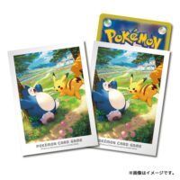 ポケモンカードゲーム デッキシールド カントーの冒険 ピカチュウ&カビゴン 4521329362502 公式画像1