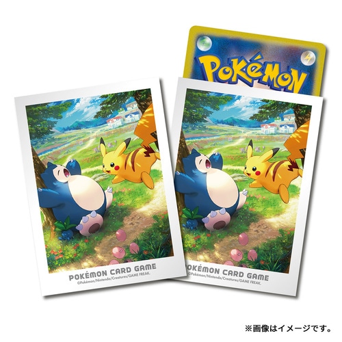 ポケモンカードゲーム デッキシールド カントーの冒険 ピカチュウ&カビゴン 4521329362502