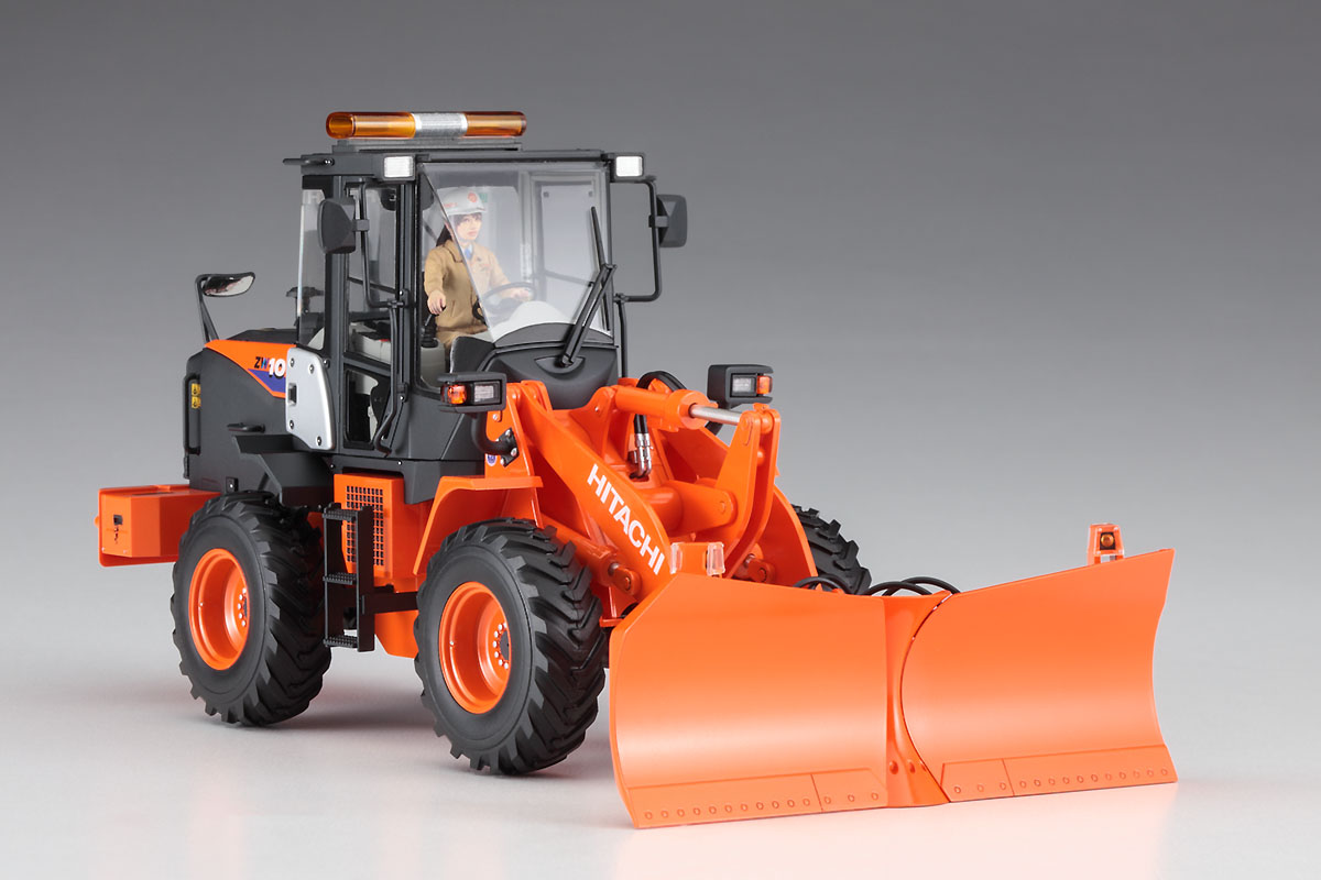 ハセガワ 1/35 日立建機 ホイールローダ ZW100-6 マルチプラウ（除雪）仕様機 4967834661028