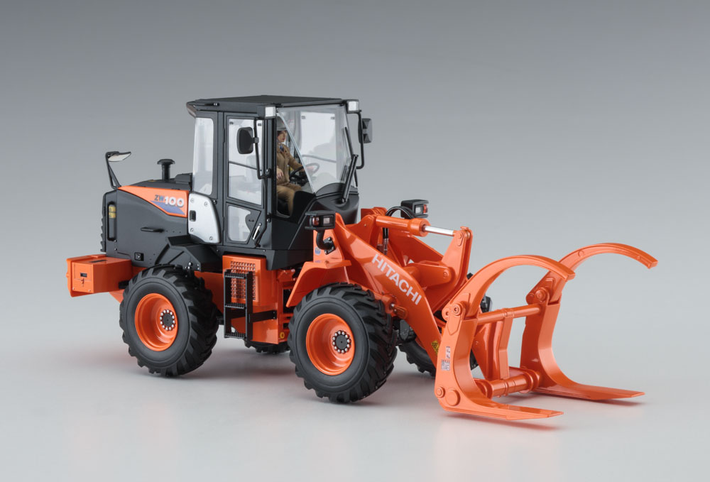 ハセガワ 1/35 日立建機 ホイールローダ ZW100-6 ロググラップル仕様機 4967834661059