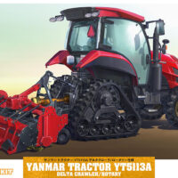 ハセガワ 1/35 ヤンマー トラクター YT5113A デルタクローラ/ロータリー仕様 4967834661073