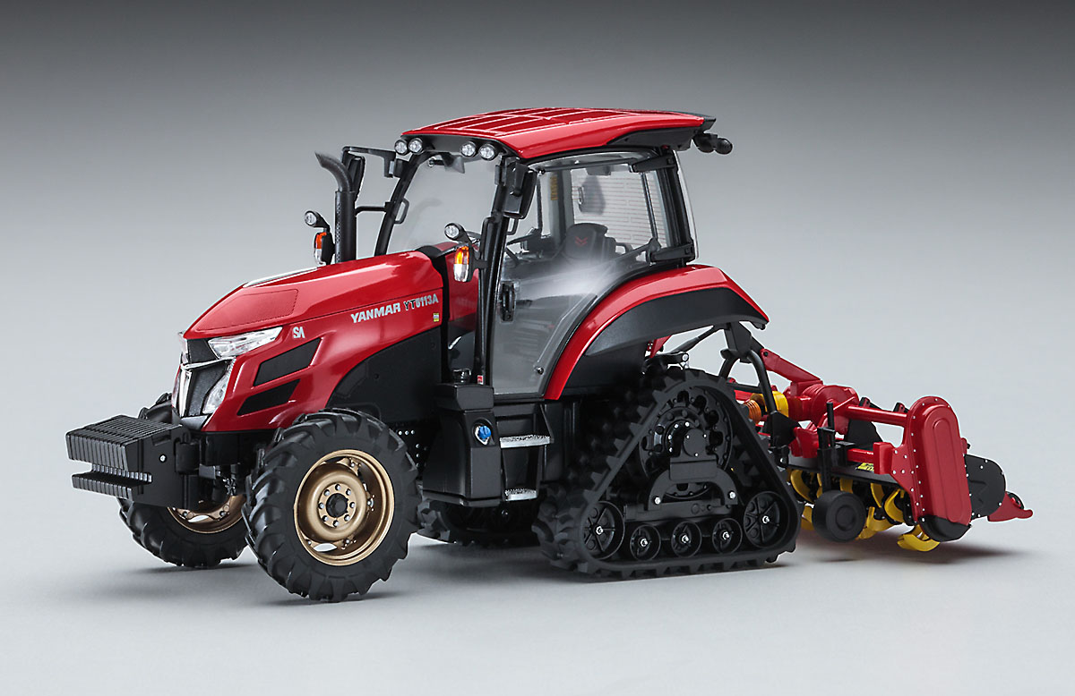 ハセガワ 1/35 ヤンマー トラクター YT5113A デルタクローラ/ロータリー仕様 4967834661073