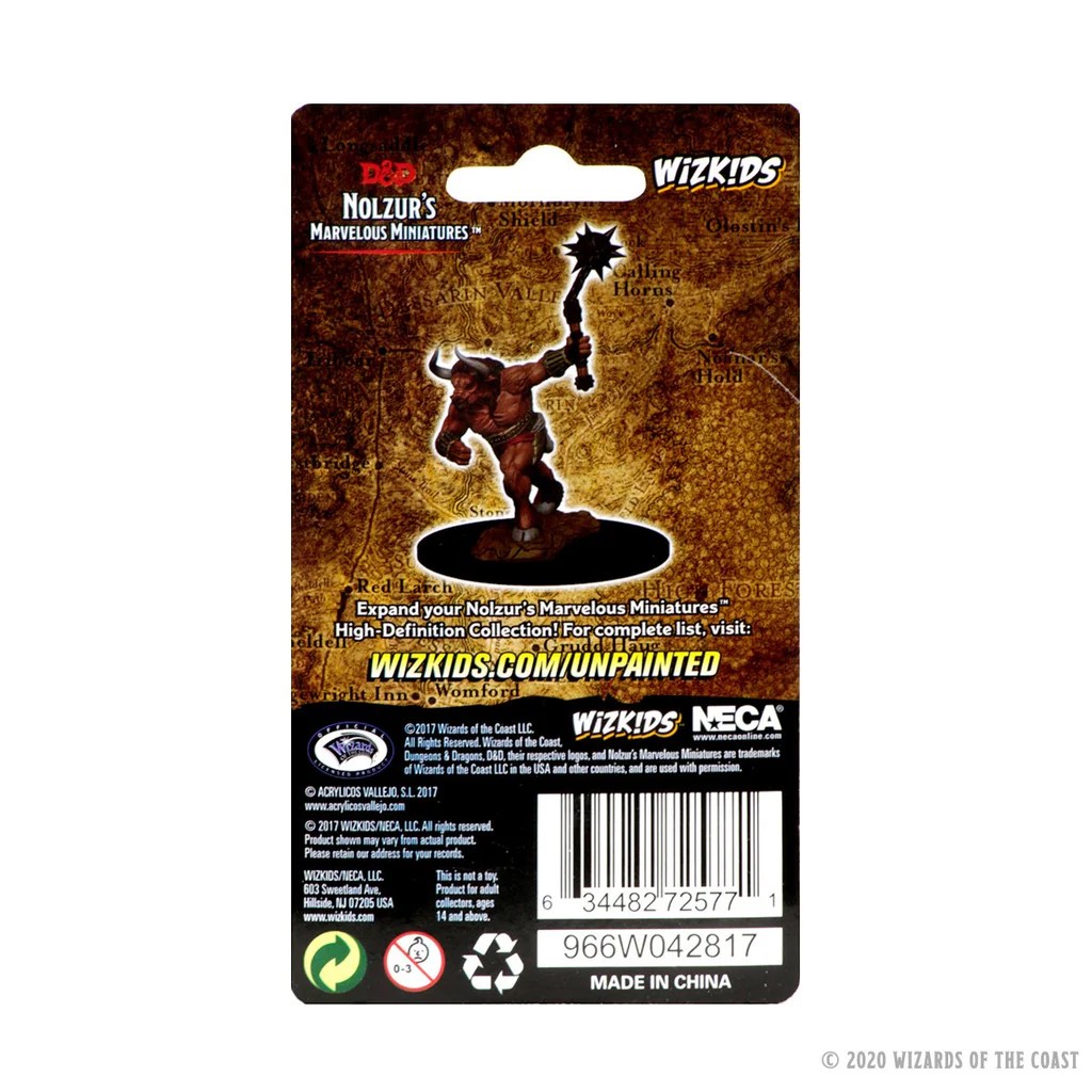 D&D NOLZUR’S MARVELOUS MINIATURES:WAVE 2-Minotaur(ミノタウロス) 72577 634482725771