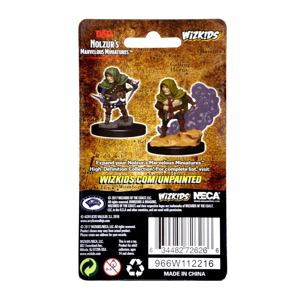 D&D NOLZUR’S MARVELOUS MINIATURES:WAVE 1-Halfling Rogue 72626 634482726266