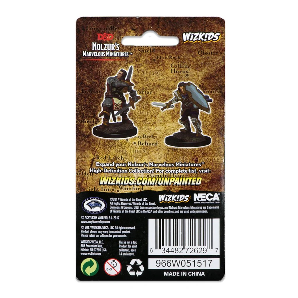 D&D NOLZUR’S MARVELOUS MINIATURES:WAVE 3-Human Paladin 72629 634482726297